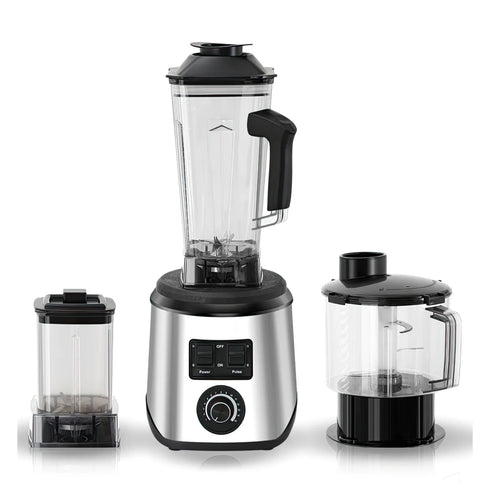 2000W Heavy Duty Commercial Blender Stationary Mixer Food Processor Ice Smoothies for Kitchen High Power Juicer Blender BPA Free