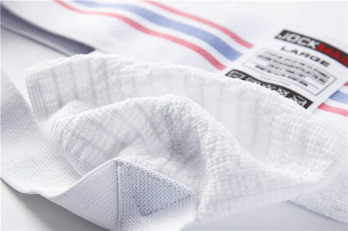JOCKMAIL sexy Herren Unterwäsche Jockstrap Homme Herren Jockstrap Unterwäsche Herren String Jockstrap Gay Jockstrap Baumwolle Atmungsaktiv weiß