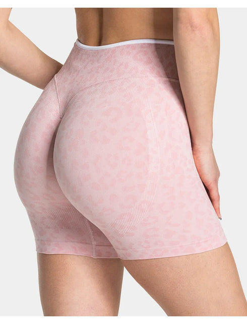 Quick drying seamless yoga shorts for women, high waisted, hip lifting, abdominal tightening, running and fitness pants