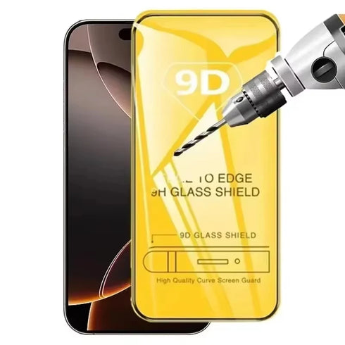 1-5PCS 9D Full Cover Tempered Glass For iPhone 17 16 15 11 12 13 14 Pro Max 16E Screen Protector For iPhone 13 Mini XR X XS Max