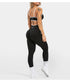 Teveo Eng anliegende, nahtlose Yoga-Leggings mit Leopardenmuster, hautfarbener hoher Elastizität, geeignet als Fitness-Laufhose