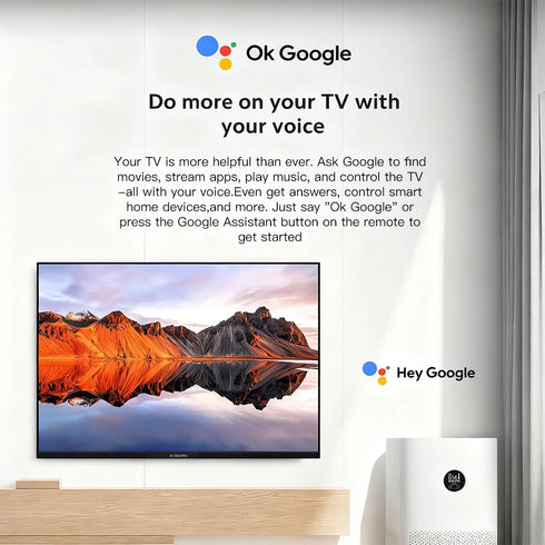 Xiaomi TV A 32, Kompakte Größe mit farbenfrohem Bildschirm, dynamischer Sound mit Dolby Audio™, DTS-X und DTS Virtual:X, hochwertiges Metall-Finish
