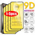1-5PCS 9D Full Cover Tempered Glass For iPhone 17 16 15 11 12 13 14 Pro Max 16E Screen Protector For iPhone 13 Mini XR X XS Max