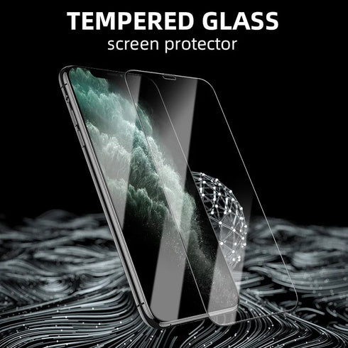 1-5PCS 9D Full Cover Tempered Glass For iPhone 17 16 15 11 12 13 14 Pro Max 16E Screen Protector For iPhone 13 Mini XR X XS Max