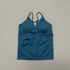 Vision Twist Front Longline Top Women Gym Tank Yoga Tops Quick Dry Thin Strap High Elastic Running Vest Push-up Fitness Vest