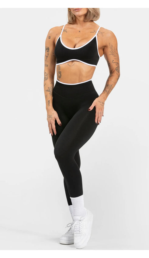 Teveo Eng anliegende, nahtlose Yoga-Leggings mit Leopardenmuster, hautfarbener hoher Elastizität, geeignet als Fitness-Laufhose