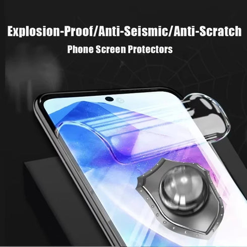 Hydrogel Film For Poco X6 F6 X5 F5 M6 M7 X7 F7 Pro Screen Protector For Xiaomi Redmi Note 12 13 9 10 11 15 14 Pro 10C Soft Film