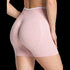 Quick drying seamless yoga shorts for women, high waisted, hip lifting, abdominal tightening, running and fitness pants