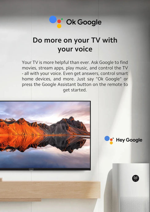 Xiaomi TV A 32, Kompakte Größe mit farbenfrohem Bildschirm, dynamischer Sound mit Dolby Audio™, DTS-X und DTS Virtual:X, hochwertiges Metall-Finish