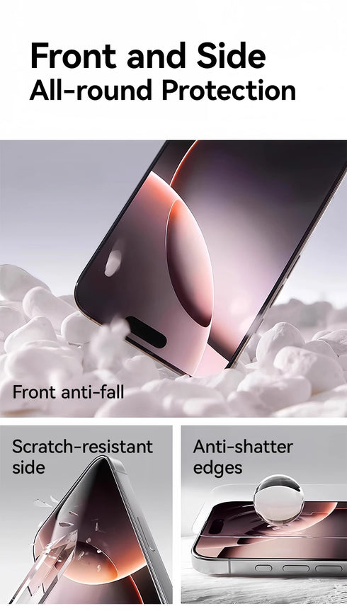 Joyroom 1/2/3pcs For iPhone 17 Pro Max HD Glass Screen Protector For iPhone 17/17Pro/17Air Full Screen Tempered Glass Protection