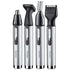 Kemei 4-in-1 Pflegeset Nasentrimmer Barttrimmer für Herren Elektrischer Augenbrauen- und Nasenhaartrimmer Nasen- und Ohrenmaschine wiederaufladbar