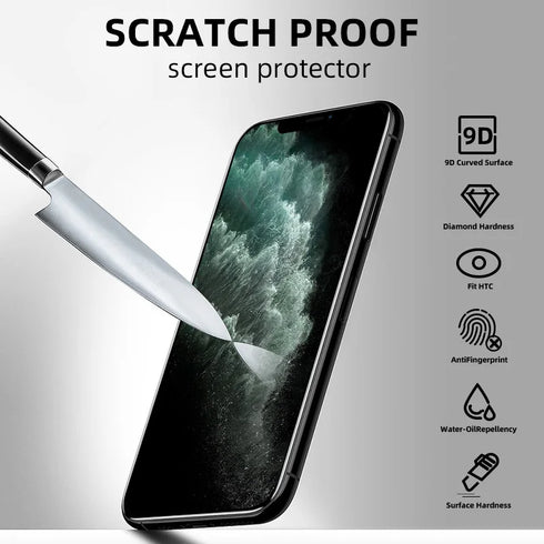 1-5PCS 9D Full Cover Tempered Glass For iPhone 17 16 15 11 12 13 14 Pro Max 16E Screen Protector For iPhone 13 Mini XR X XS Max