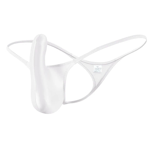 YAULAANG Sexy Herren Glanz Gay Unterwäsche Öliger G-String Tanga Glänzend niedrige Taille Hohe Elastizität Herren Dessous