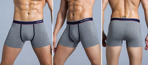 4 Stück Boxershorts Herrenslips Homme Unterhosen Boxershorts Unterwäsche für Männer Baumwolle Herren-Paar Sexy Set Calecon Lot Soft Box