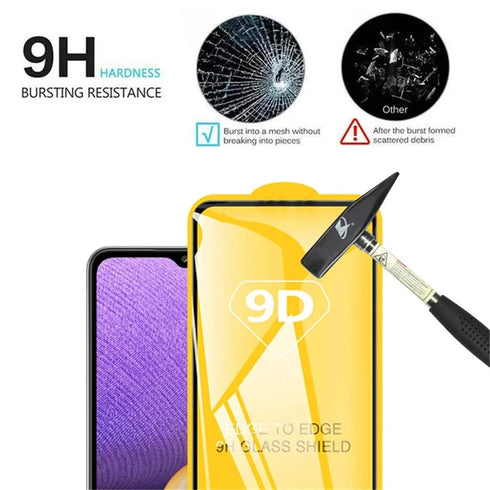 1-5PCS 9D Full Cover Tempered Glass For iPhone 17 16 15 11 12 13 14 Pro Max 16E Screen Protector For iPhone 13 Mini XR X XS Max