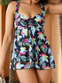 2026 Tankini Set Floral Swimwear FemaleTwo Pieces Swimsuit Women Beach Dress Bathers Bathing Swimming Swim Suit Beachwear XXL