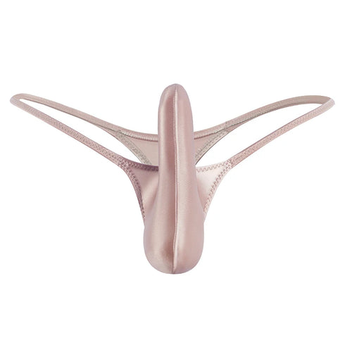 YAULAANG Sexy Herren Glanz Gay Unterwäsche Öliger G-String Tanga Glänzend niedrige Taille Hohe Elastizität Herren Dessous