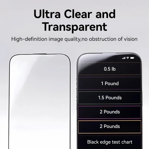 Joyroom 1/2/3pcs For iPhone 17 Pro Max HD Glass Screen Protector For iPhone 17/17Pro/17Air Full Screen Tempered Glass Protection