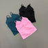 Vision Twist Front Longline Top Women Gym Tank Yoga Tops Quick Dry Thin Strap High Elastic Running Vest Push-up Fitness Vest