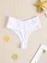 S - XL High Waist High Leg Cut Bikini Bottom Swim Brief Women Swimwear Female Bather Brazilian Tanga Panties Underwear K7095