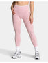Teveo Eng anliegende, nahtlose Yoga-Leggings mit Leopardenmuster, hautfarbener hoher Elastizität, geeignet als Fitness-Laufhose