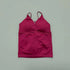 Vision Twist Front Longline Top Women Gym Tank Yoga Tops Quick Dry Thin Strap High Elastic Running Vest Push-up Fitness Vest
