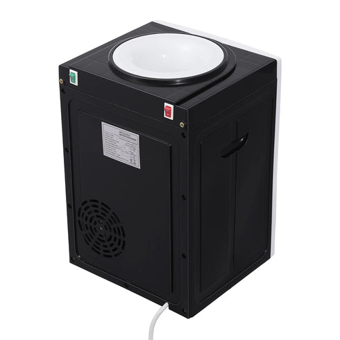 Electric Table Drinking Water Dispenser, Drinking Fountain, Office Cooler Home Hot/Cold Beverage Machine for 4.5-18.9L Buckets
