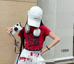 2026 summer spring teens tracksuit Girls cloth heart graffiti 1pc t-shirt top or long wide leg pant Kid 4 6 7 8 9 10 12 14 year