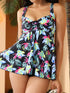 2026 Tankini Set Floral Swimwear FemaleTwo Pieces Swimsuit Women Beach Dress Bathers Bathing Swimming Swim Suit Beachwear XXL