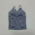 Vision Twist Front Longline Top Women Gym Tank Yoga Tops Quick Dry Thin Strap High Elastic Running Vest Push-up Fitness Vest