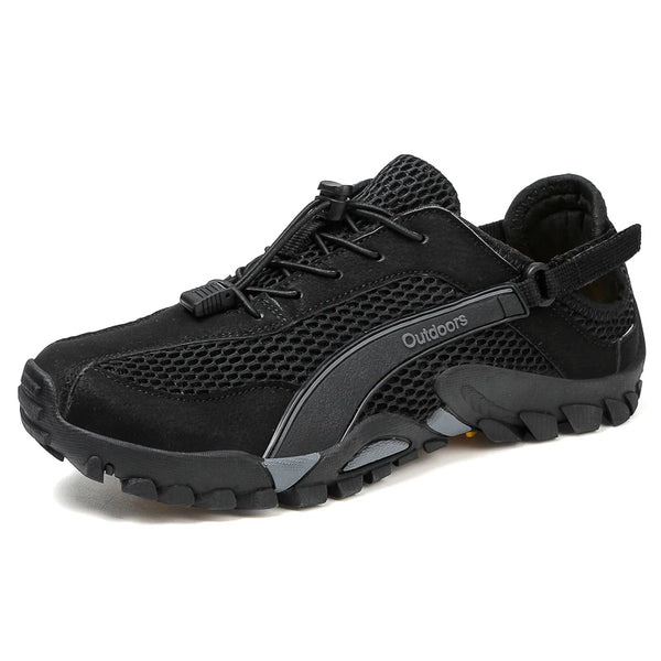 FANCYLEE Women's Hiking Shoes Breathable Mesh Trekking Sneakers Outdoor Lightweight Anti-Slip Mountain Climbing Shoes EU 36-42