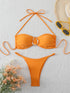 Sexy Bandeau Bikini Women's Swimsuit 2026 Two-piece Swimwear Thong Bikinis Set Female Bathing Suit Push Up Beach Swimming Wear