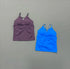 Vision Twist Front Longline Top Women Gym Tank Yoga Tops Quick Dry Thin Strap High Elastic Running Vest Push-up Fitness Vest