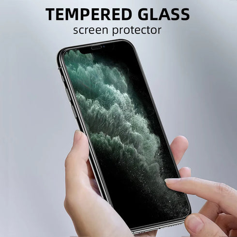 1-5PCS 9D Full Cover Tempered Glass For iPhone 17 16 15 11 12 13 14 Pro Max 16E Screen Protector For iPhone 13 Mini XR X XS Max