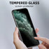 1-5PCS 9D Full Cover Tempered Glass For iPhone 17 16 15 11 12 13 14 Pro Max 16E Screen Protector For iPhone 13 Mini XR X XS Max