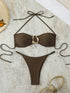 Sexy Bandeau Bikini Women's Swimsuit 2026 Two-piece Swimwear Thong Bikinis Set Female Bathing Suit Push Up Beach Swimming Wear