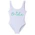 Hen Party Swimsuits One-Piece Team Bride Swimwear Bride To Be Woman Pink Swimwear Bachelorette Beatchwear Bathing Suits