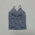 Vision Twist Front Longline Top Women Gym Tank Yoga Tops Quick Dry Thin Strap High Elastic Running Vest Push-up Fitness Vest