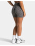 Quick drying seamless yoga shorts for women, high waisted, hip lifting, abdominal tightening, running and fitness pants