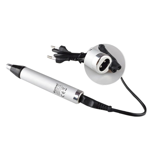 Kemei 4-in-1 Pflegeset Nasentrimmer Barttrimmer für Herren Elektrischer Augenbrauen- und Nasenhaartrimmer Nasen- und Ohrenmaschine wiederaufladbar