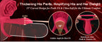 Rosen-Penisring Vibrator für Frauen G-Punkt Klitoris-Stimulation Männer Ejakulationsverzögerung Silikon-Hodenring Sexspielzeug für Paare