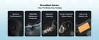 DOOGEE BoneBeat Swim Knochenschall-Kopfhörer IP68 Wasserdicht Schwimmen Open Earphones Bluetooth 5.4 Kabelloser Kopfhörer 7H Akkulaufzeit