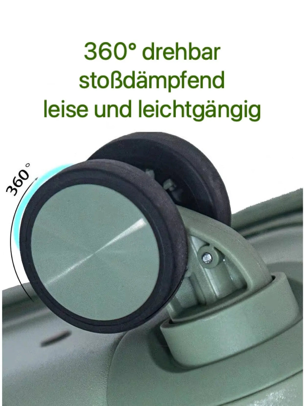 SUPER SOLU Koffer (18 Zoll Handgepäck/22 Zoll Aufgabegepäck, separat wählbar), PC+ABS leichter Trolley mit antibakteriellem Nanosilber-Griff, TSA-Schloss, Organizer-Innenfächer, tragbarer Ventilator – Versand aus Deutschland