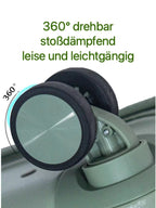 SUPER SOLU Koffer (18 Zoll Handgepäck/22 Zoll Aufgabegepäck, separat wählbar), PC+ABS leichter Trolley mit antibakteriellem Nanosilber-Griff, TSA-Schloss, Organizer-Innenfächer, tragbarer Ventilator – Versand aus Deutschland