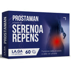 SERENOA REPENS, Prostatenergänzung 60 Tabletten mit: Sägepalme, Boswellia, Kürbis und Lycopin. Serenoa Repens Prostata 640mg mit: Brennnessel, Granatapfel und Weidenröschen. Prostatenergänzung Leistungsstarke Formel | LAGA Pharma. LA