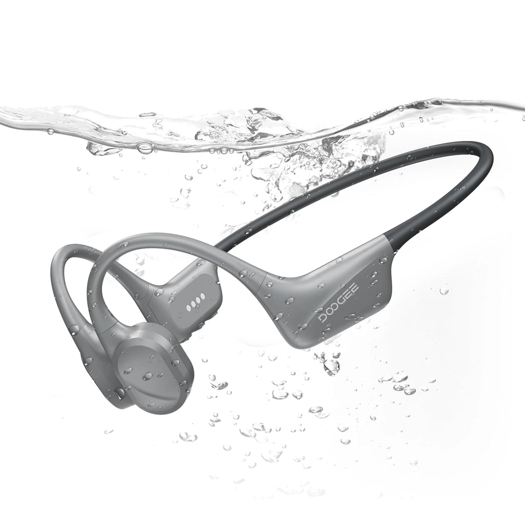 DOOGEE BoneBeat Swim Knochenschall-Kopfhörer IP68 Wasserdicht Schwimmen Open Earphones Bluetooth 5.4 Kabelloser Kopfhörer 7H Akkulaufzeit