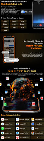 Blackview BL7000 KI 5G Outdoor-Smartphone Android 15, MTK 6300, 6,78" FHD+ 120Hz, 7500mAh/33W, Robustes Smartphone Dual SIM NFC/IP69K