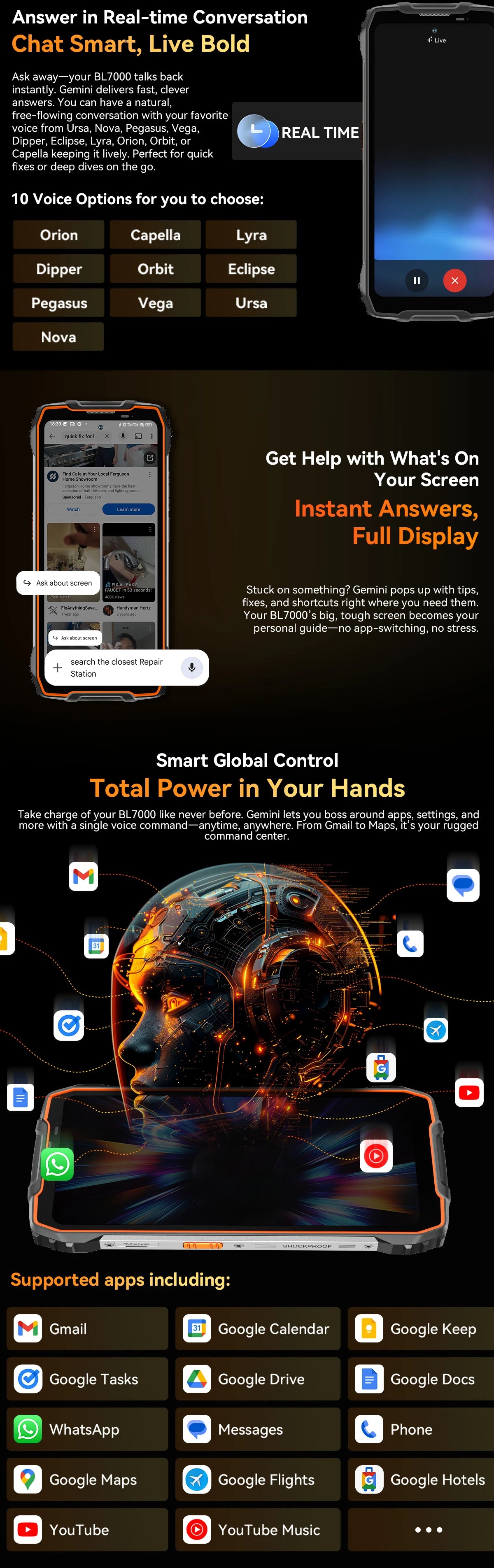 Blackview BL7000 KI 5G Outdoor-Smartphone Android 15, MTK 6300, 6,78" FHD+ 120Hz, 7500mAh/33W, Robustes Smartphone Dual SIM NFC/IP69K