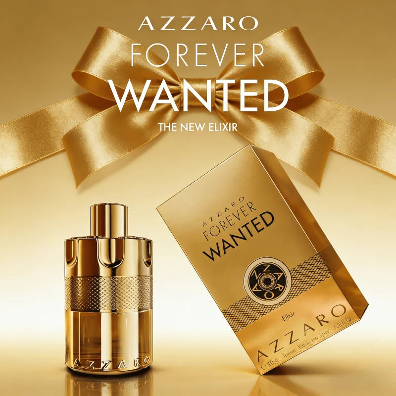 AZZARO Forever Wanted Elixir – 100ml (3.38 Fl Oz) Luxuriöses Eau de Parfum für Herren, Raffinierter Duft für Alltag und besondere Momente