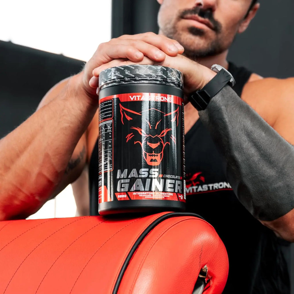 Mass Gainer Vitastrag, 30 % hochkalorisches Proteinpulver, Maltodextrin, Cluster Dextrin, 3G Kreatin-Monohydrat-Pulver, Gainer Muskelmasse Männer & Frauen Hohe Qualität, Weight Gainer